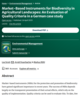Market-Based Instruments for Biodiversity in Agricultural Landscapes: An Evaluation of Quality Criteria in a German case study